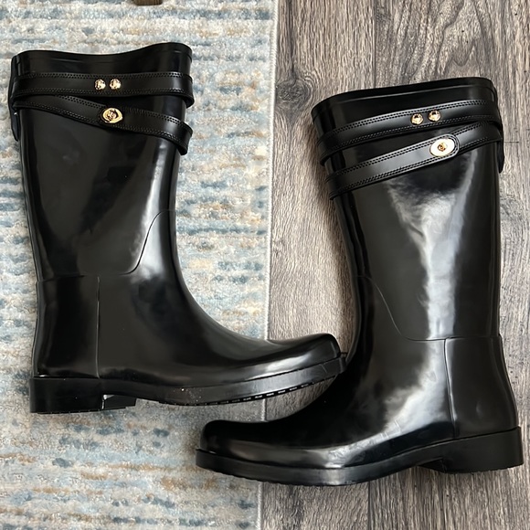 NEW COACH Tara Shiny Rubber - Picture 5 of 7